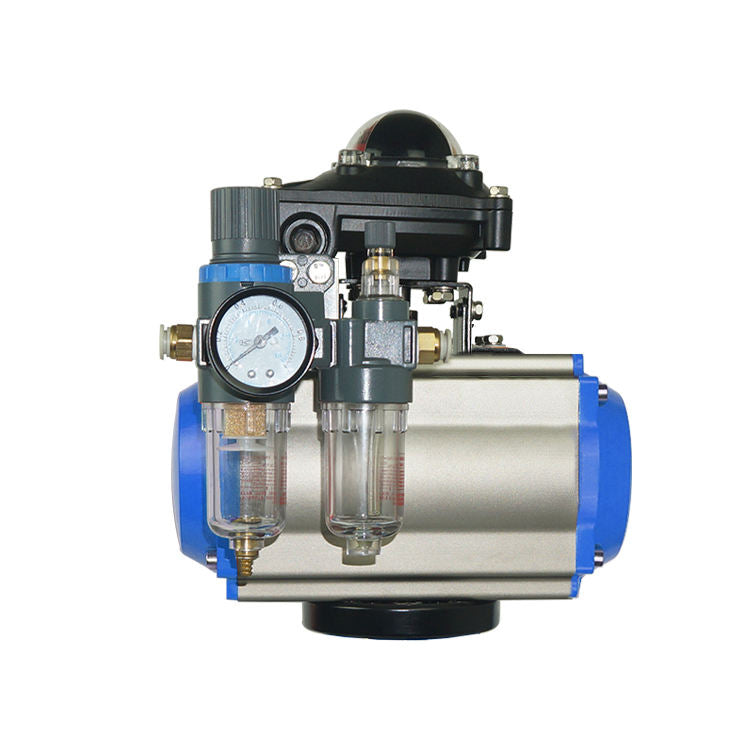 Falvoryn 90° Pneumatic Actuator for Ball & Butterfly Valves — Spring-Return & Double-Acting