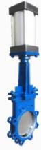 Falvoryn 6" SS304 Pneumatic Slurry Gate Valve — Class 150, Lug/Wafer, Non-Rising Stem
