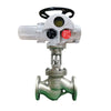 Falvoryn SS304 Electric Globe Valve with Multi-Turn On/Off Actuator — Double-Flange